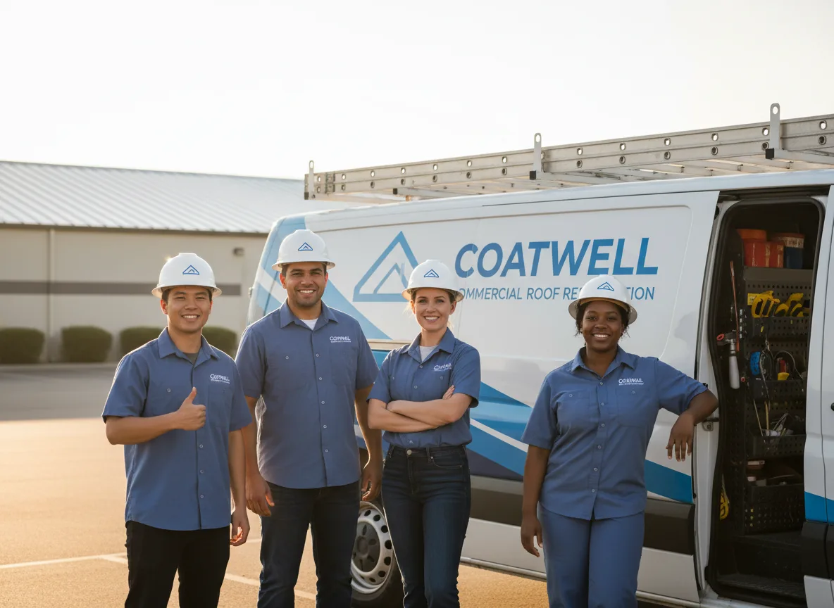 Commercial roof coating company in Hampden, MA